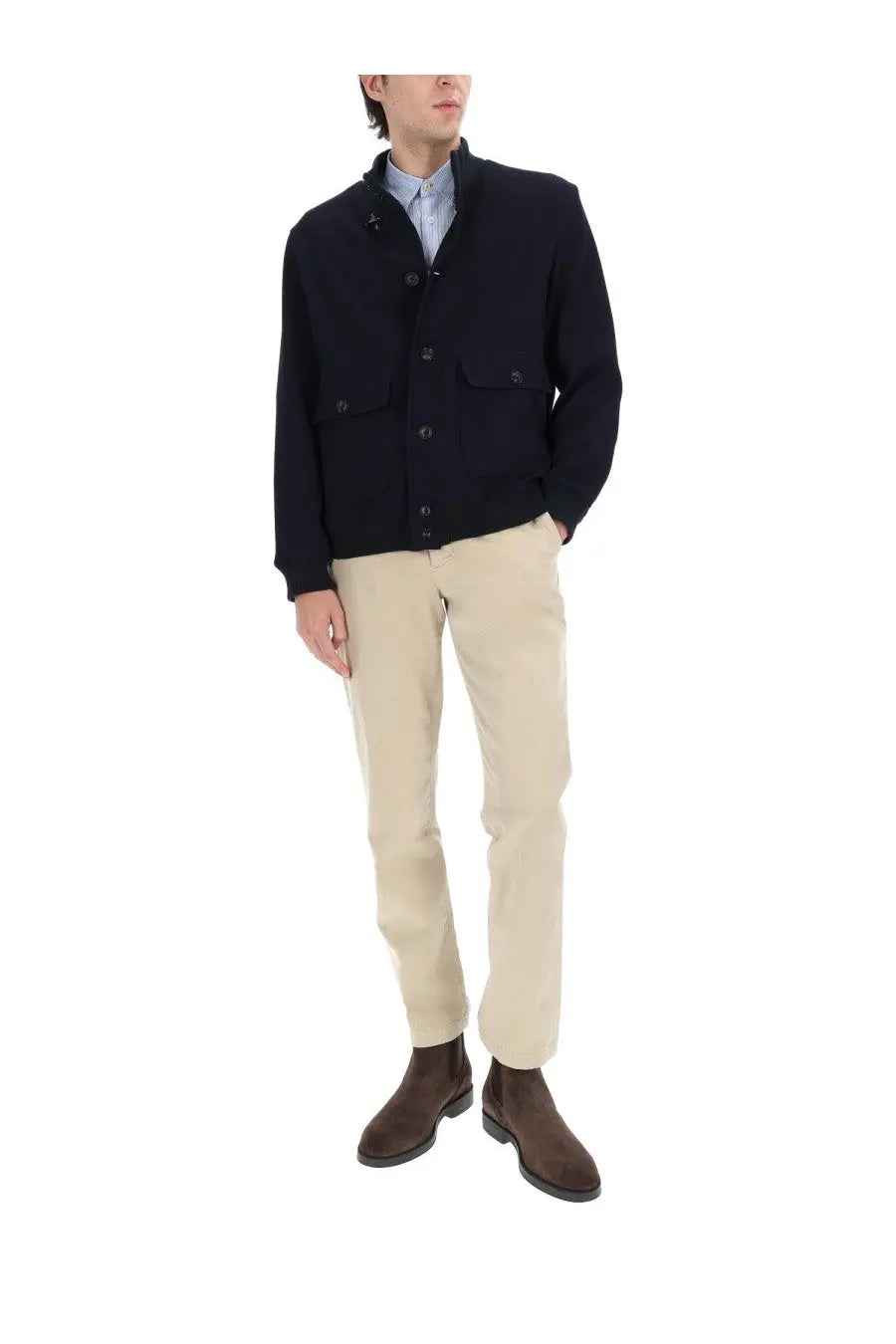 Fay Men's Wool Jacket Blue