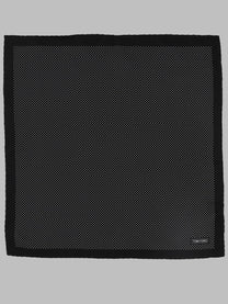 Tom Ford Men's Fazzoletto DA Taschino Con Bordo Tono SU Tono Black