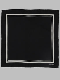 Tom Ford Men's Fazzoletto DA Taschino Con Bordo Tono SU Tono Black