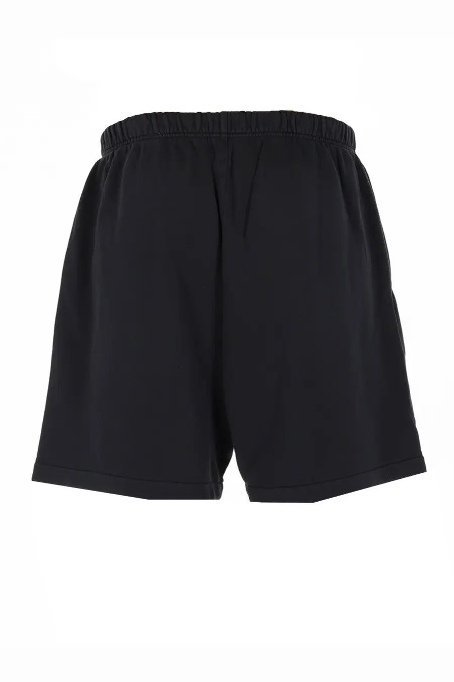 Fear of god essentials men’s black athletic shorts with elastic waistband and streamlined design for training