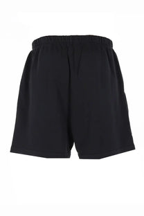 Fear of god essentials men’s black athletic shorts with elastic waistband and streamlined design for training