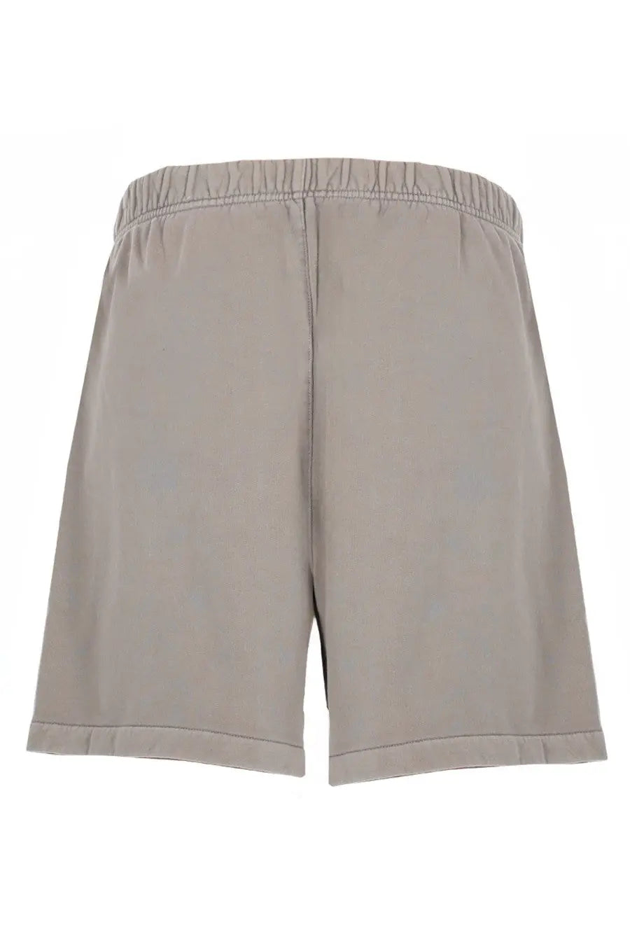 Fear of god essentials men’s beige athletic shorts with elastic waistband and clean design for training use