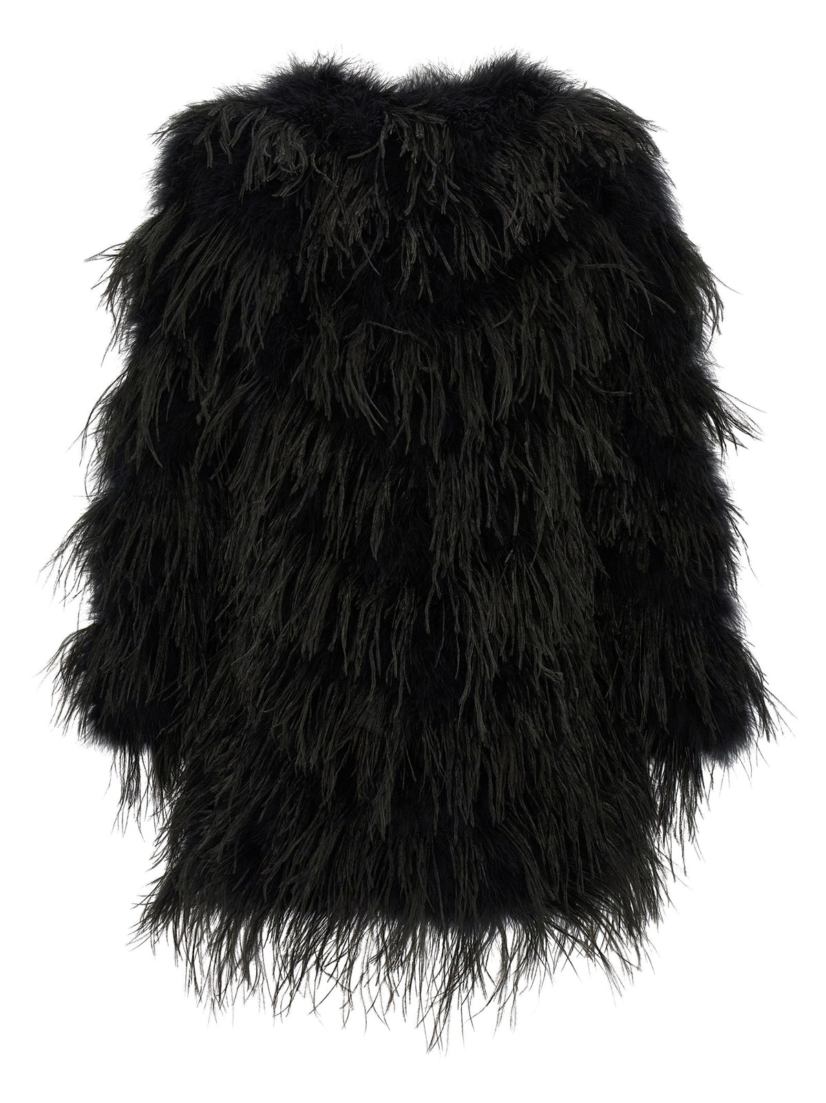 Yves Salomon Feather Caban Black