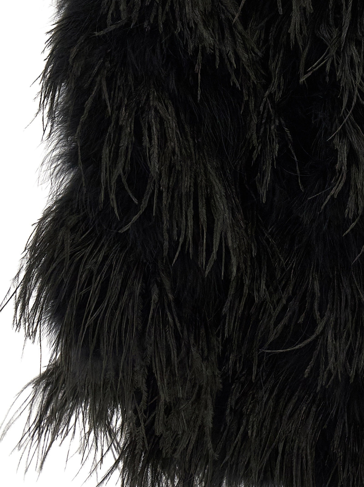 Yves Salomon Feather Caban Black