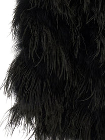 Yves Salomon Feather Caban Black