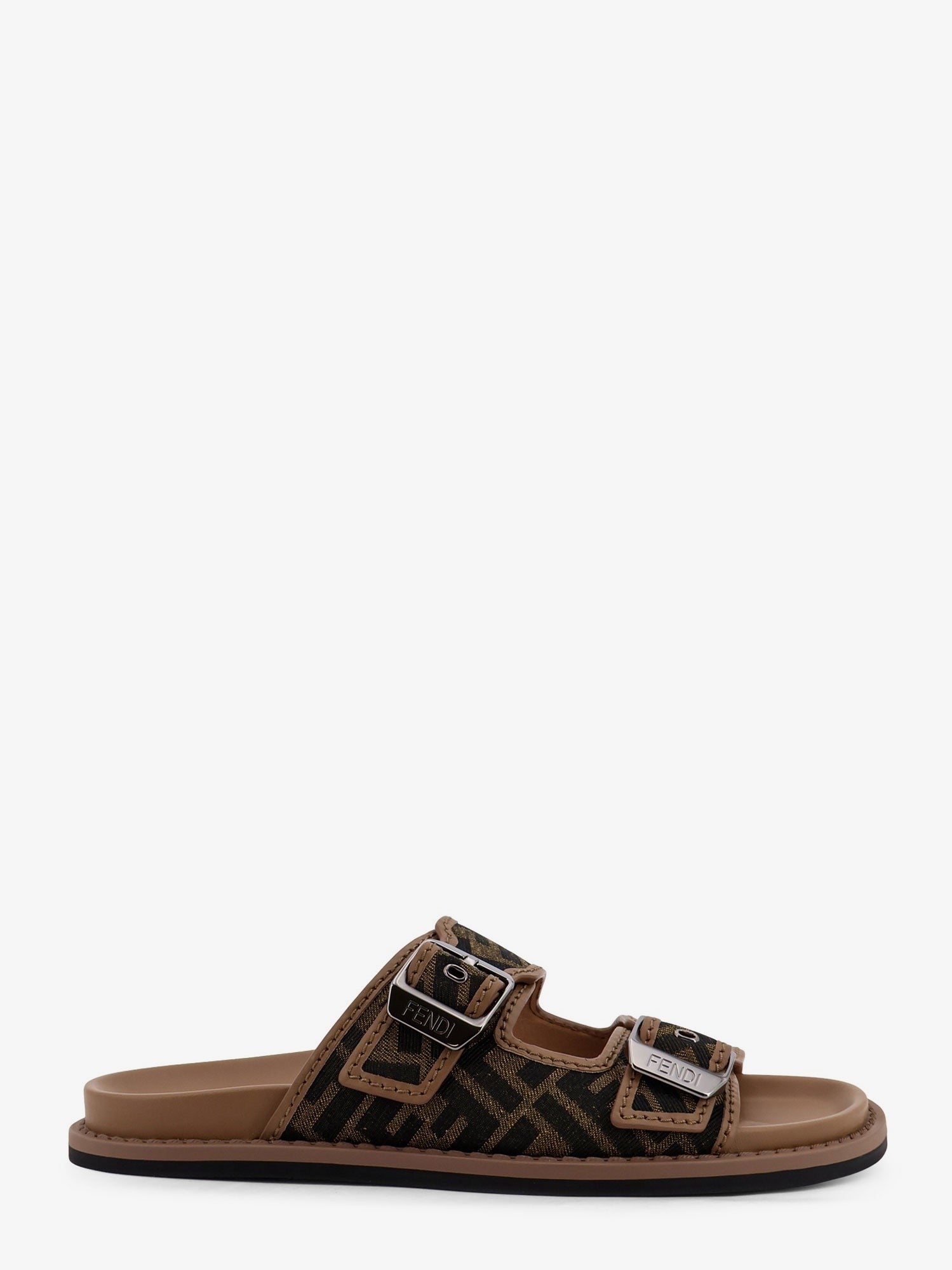 Fendi Men's Fendi Feel Sandals Brown