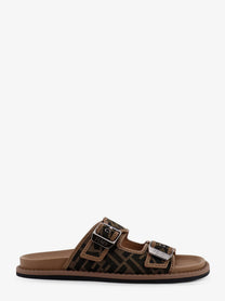 Fendi Men's Fendi Feel Sandals Brown