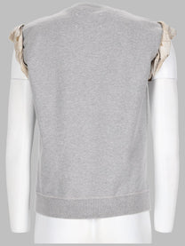 Maison Margiela Women's Felpa Manica Corta Grey