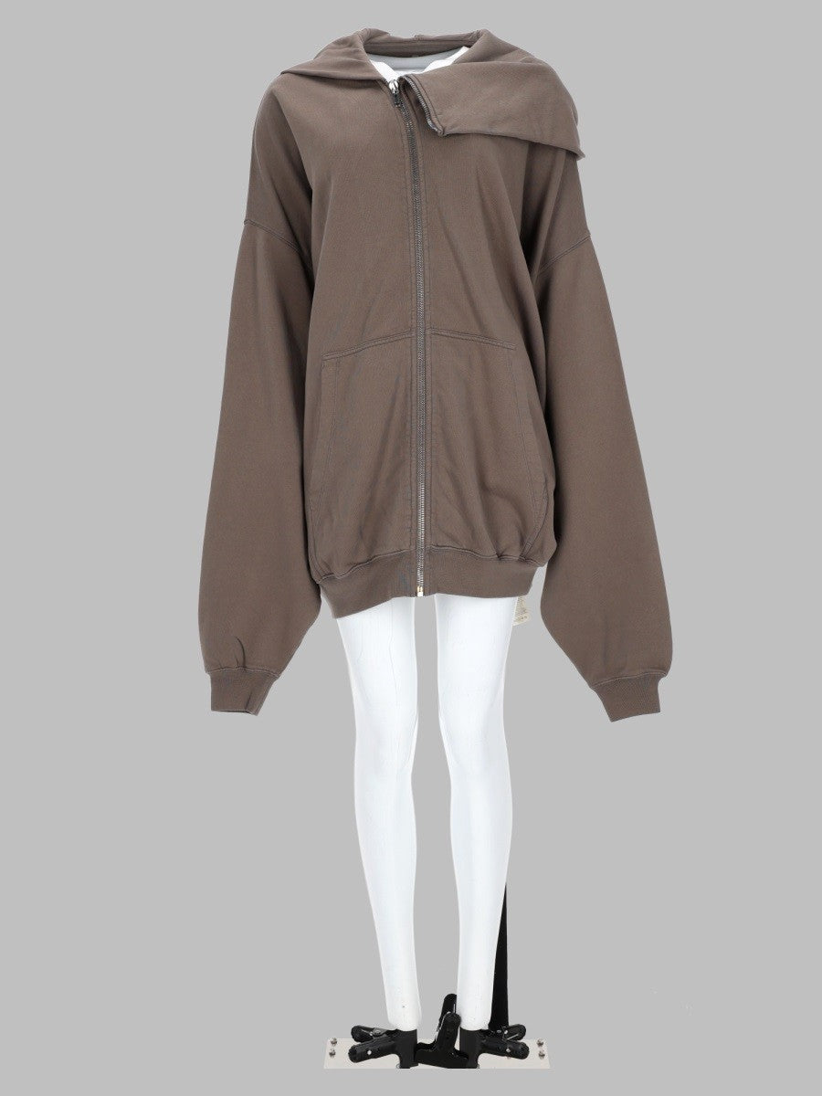 DRKSHDW Women's Felpa Con Cappuccio Tower Mountain Hun Black