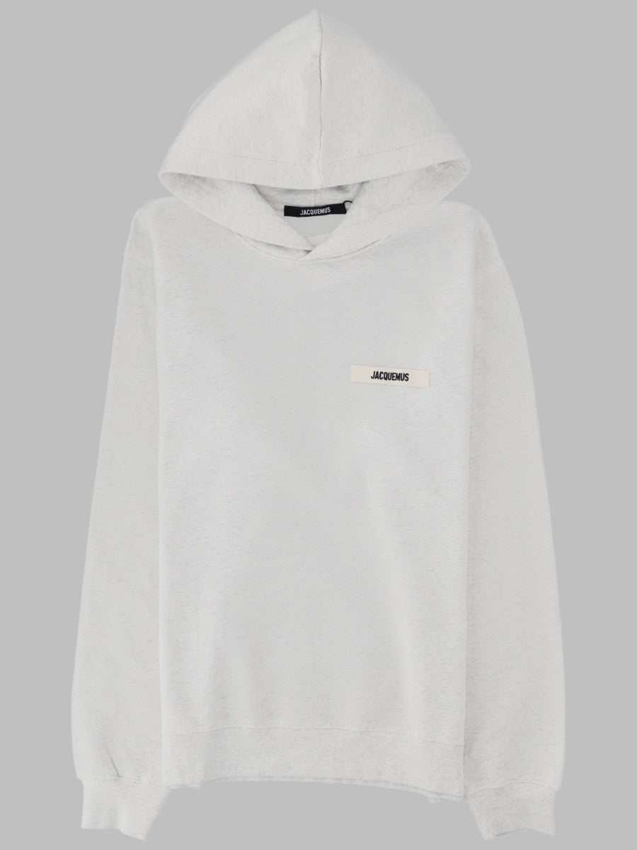 JACQUEMUS Men's Felpa Con Cappuccio Grey