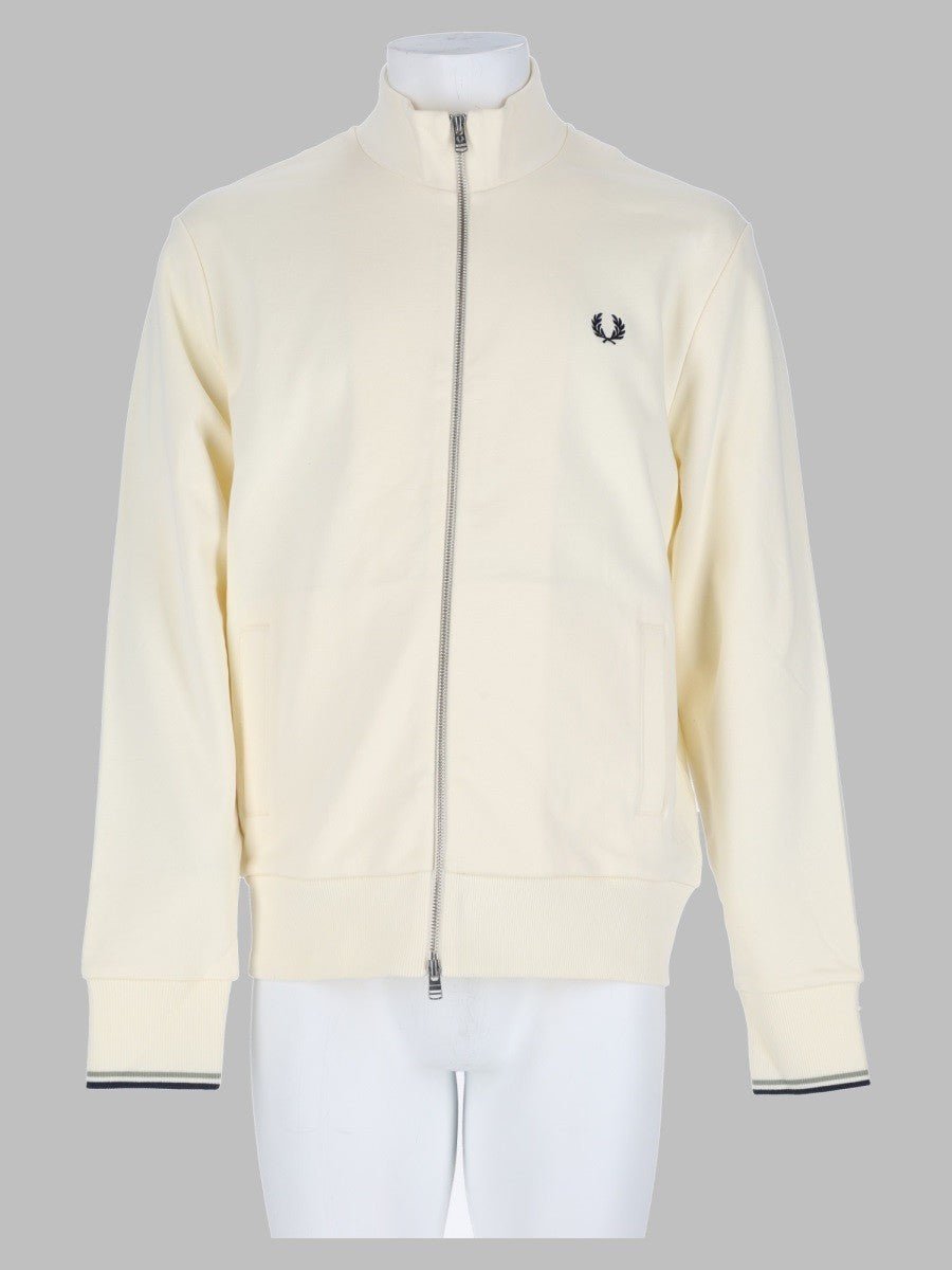Fred Perry Men's Felpa Con Zip Pink