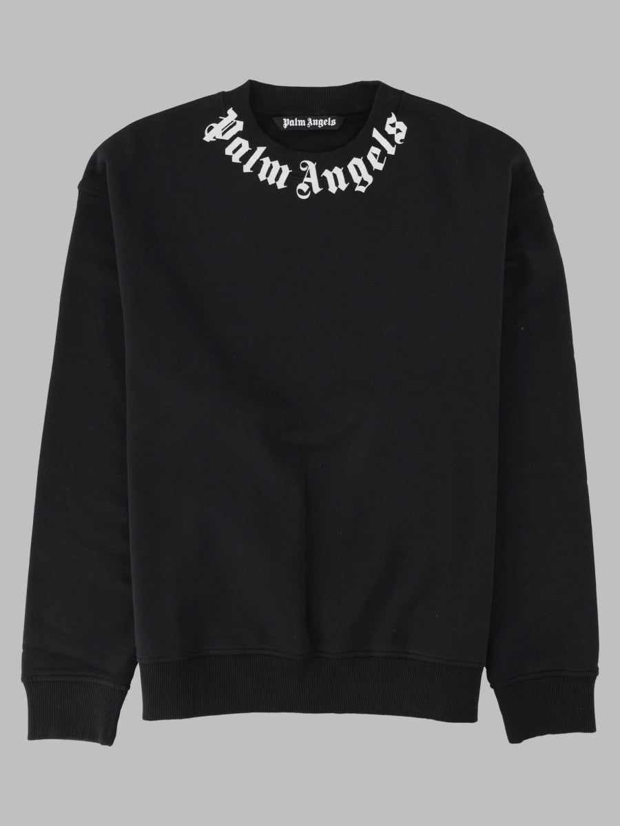 Palm Angels Men's Felpa Con Black