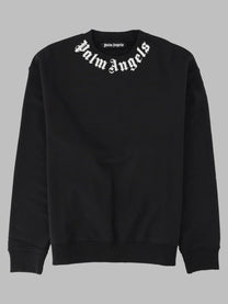 Palm Angels Men's Felpa Con Black