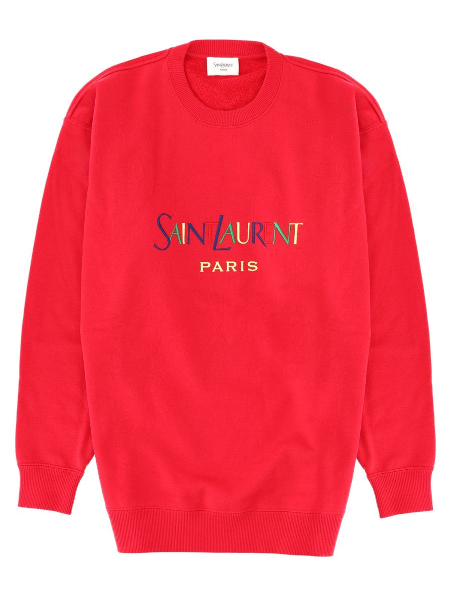 Saint Laurent Women's Felpa Con Pink