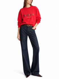 Saint Laurent Women's Felpa Con Pink