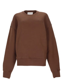 Ami Paris Women's Sweatshirt Brown