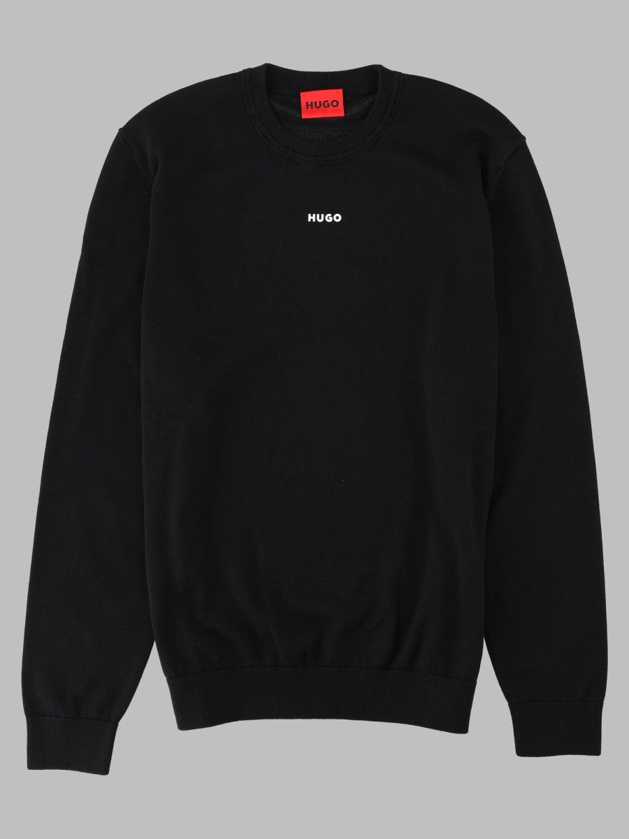 HUGO BOSS Men's Felpa Con Black