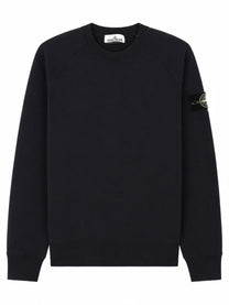 Stone Island Men's Felpa Con Patch Blue