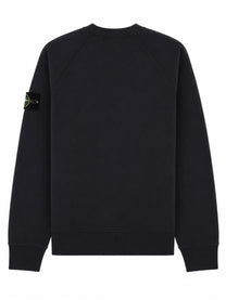 Stone Island Men's Felpa Con Patch Blue