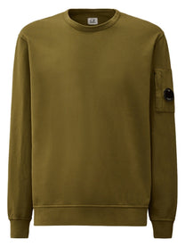 C.P. Company Men's Sweatshirt with Patch Green