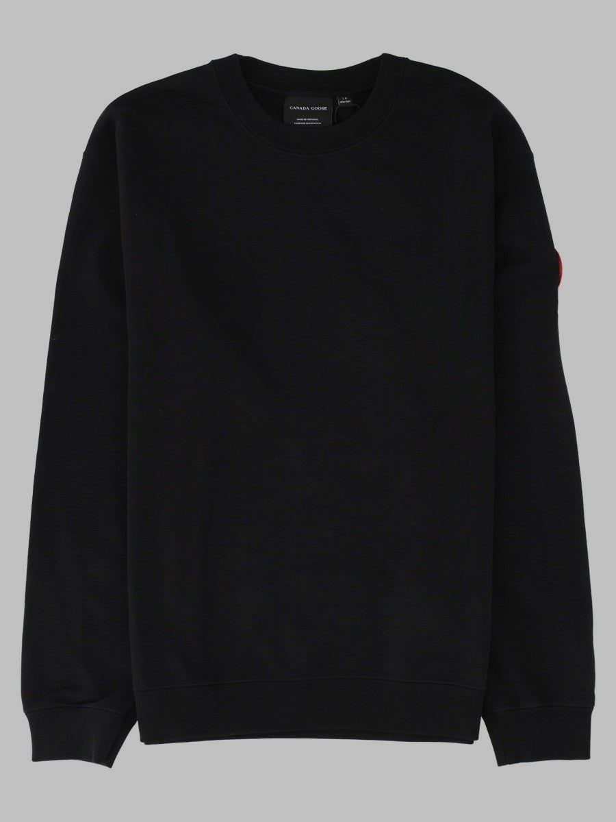 Canada Goose Men's Felpa Con Patch Black