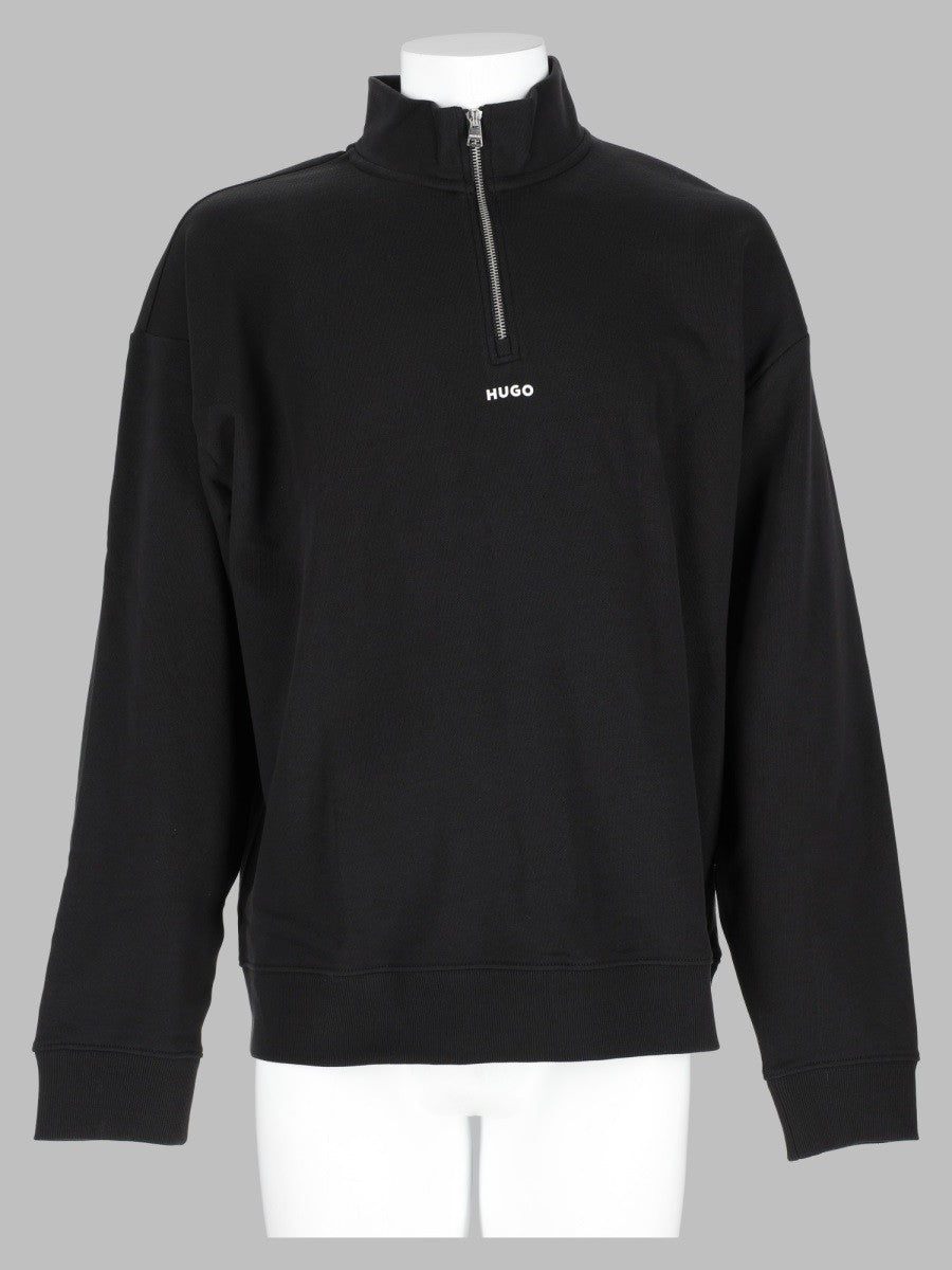 HUGO BOSS Men's Felpa Durty Con Black