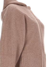 Max Mara Women's Jersey Wool Cashmere Filtro Sweatshirt Brown, view 3
