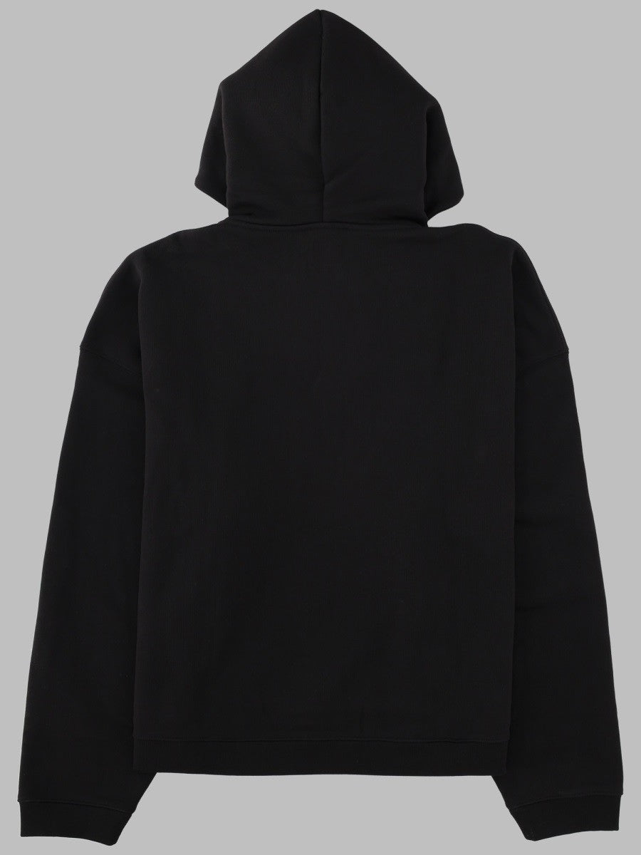Represent Men's Felpa in Cotone Con Cappuccio Black