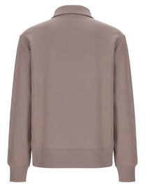 S MAX MARA Women's Felpa in Jersey Di Cotone Tecnico Beige