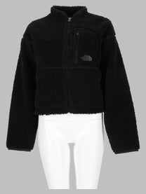 The North Face Women's Felpa in Pile Extreme Con Zip Black