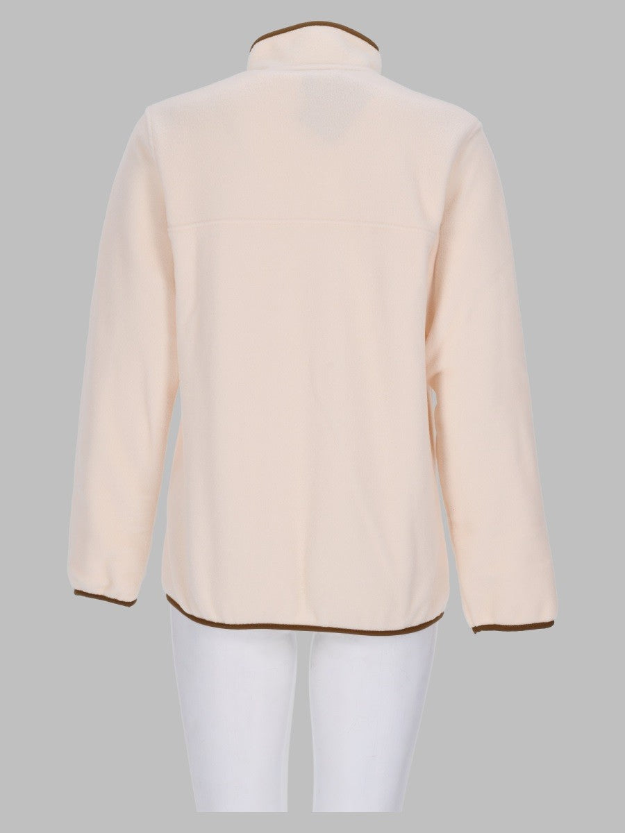 Patagonia Women's Pile Synchilla® Snap ® Sweatshirt Beige, view 2