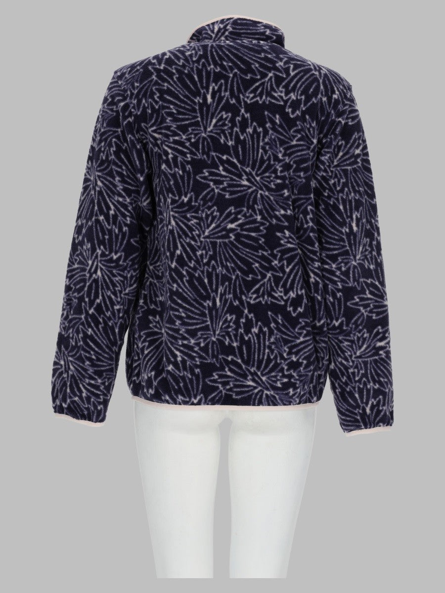 Patagonia Women's Pile Synchilla® Snap ® Sweatshirt Blue, view 2