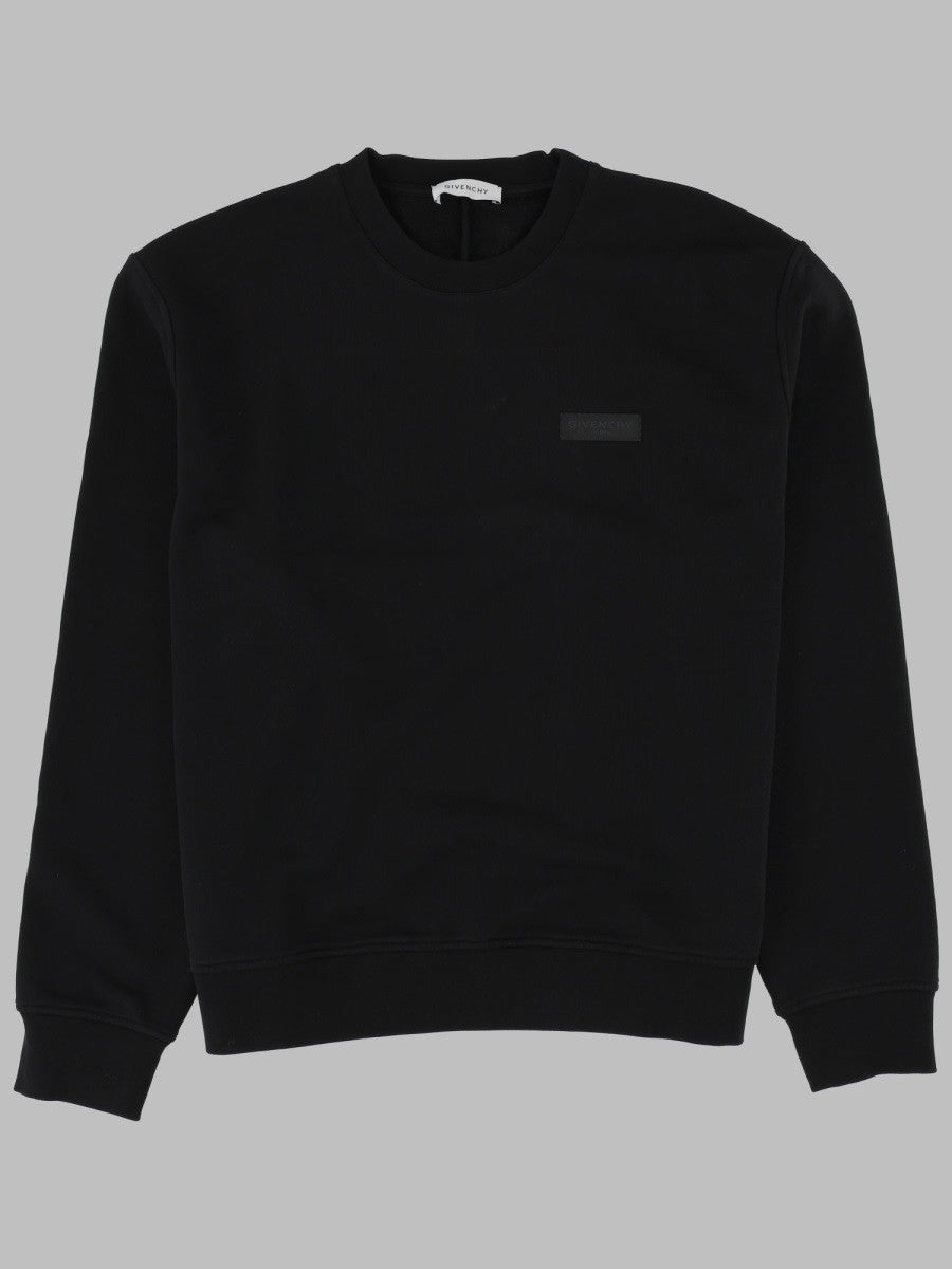 Givenchy Men's Felpa in Tessuto Garzato Black
