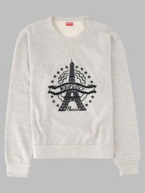Kenzo Men's Felpa Kenzo Eiffel Tower Grey