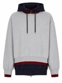Balenciaga Men's Multistrato Sweatshirt Grey