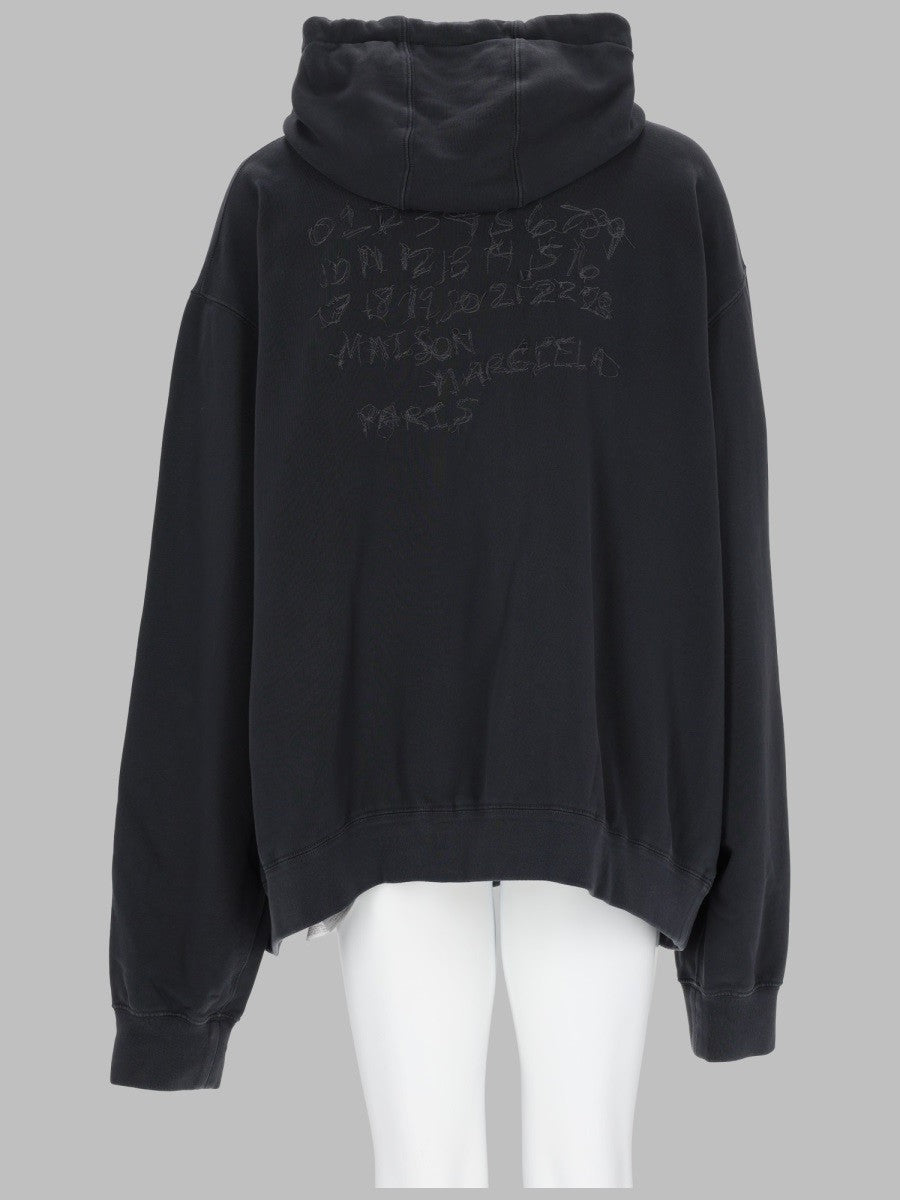 Maison Margiela Men's Felpa Oversize Black