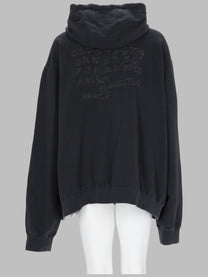Maison Margiela Men's Felpa Oversize Black