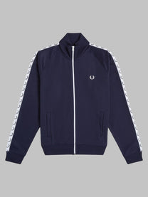 Fred Perry Men's Felpa Tracksuit Con Zip Blue