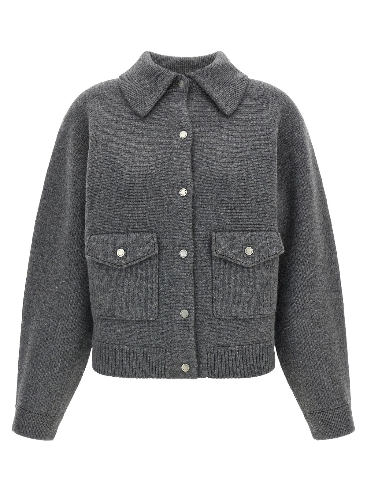 Guest In Residence Felt Bomber Jacket Grey