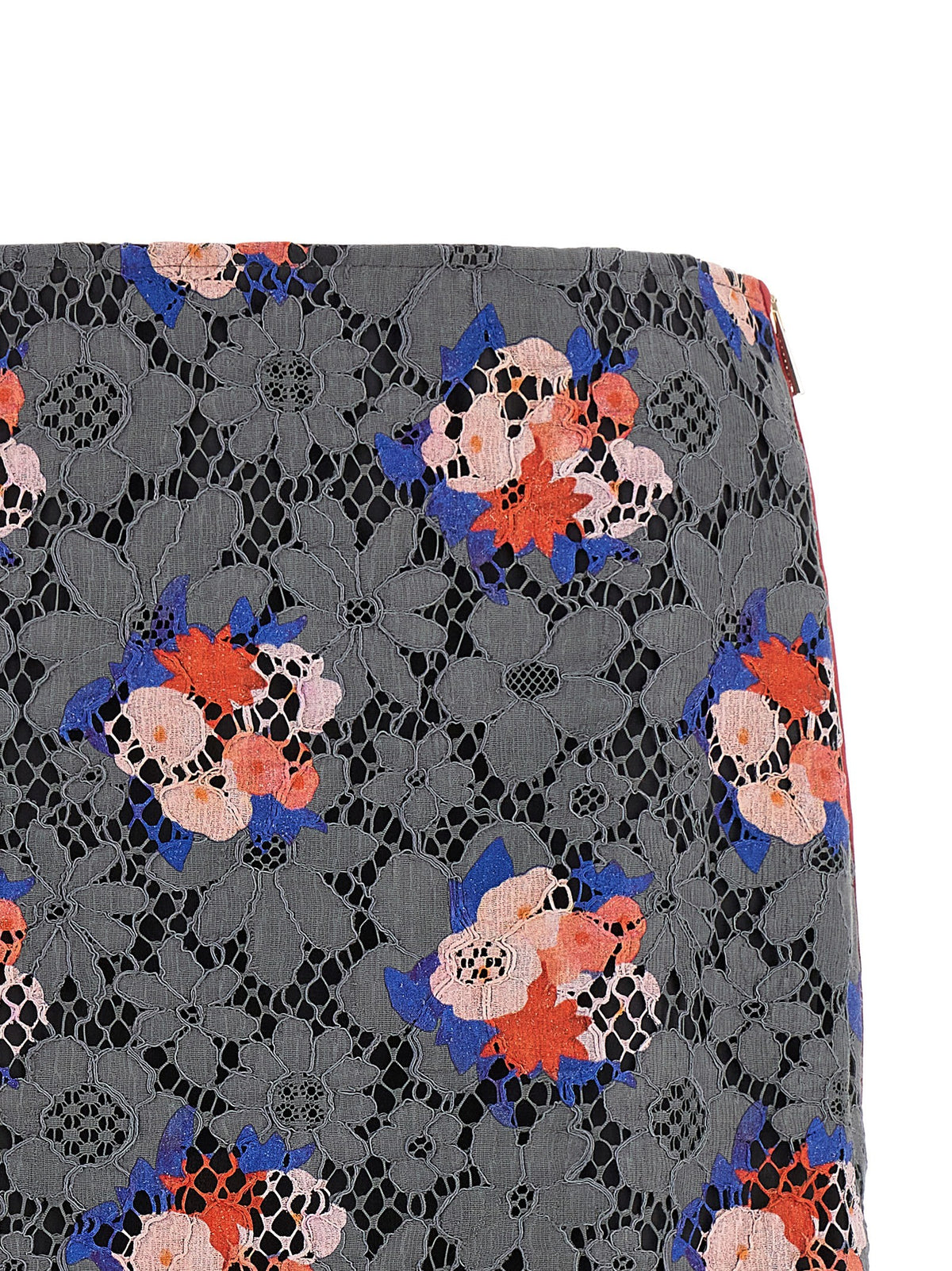 Fendi Fendi Bouquet Lace Skirt Grey