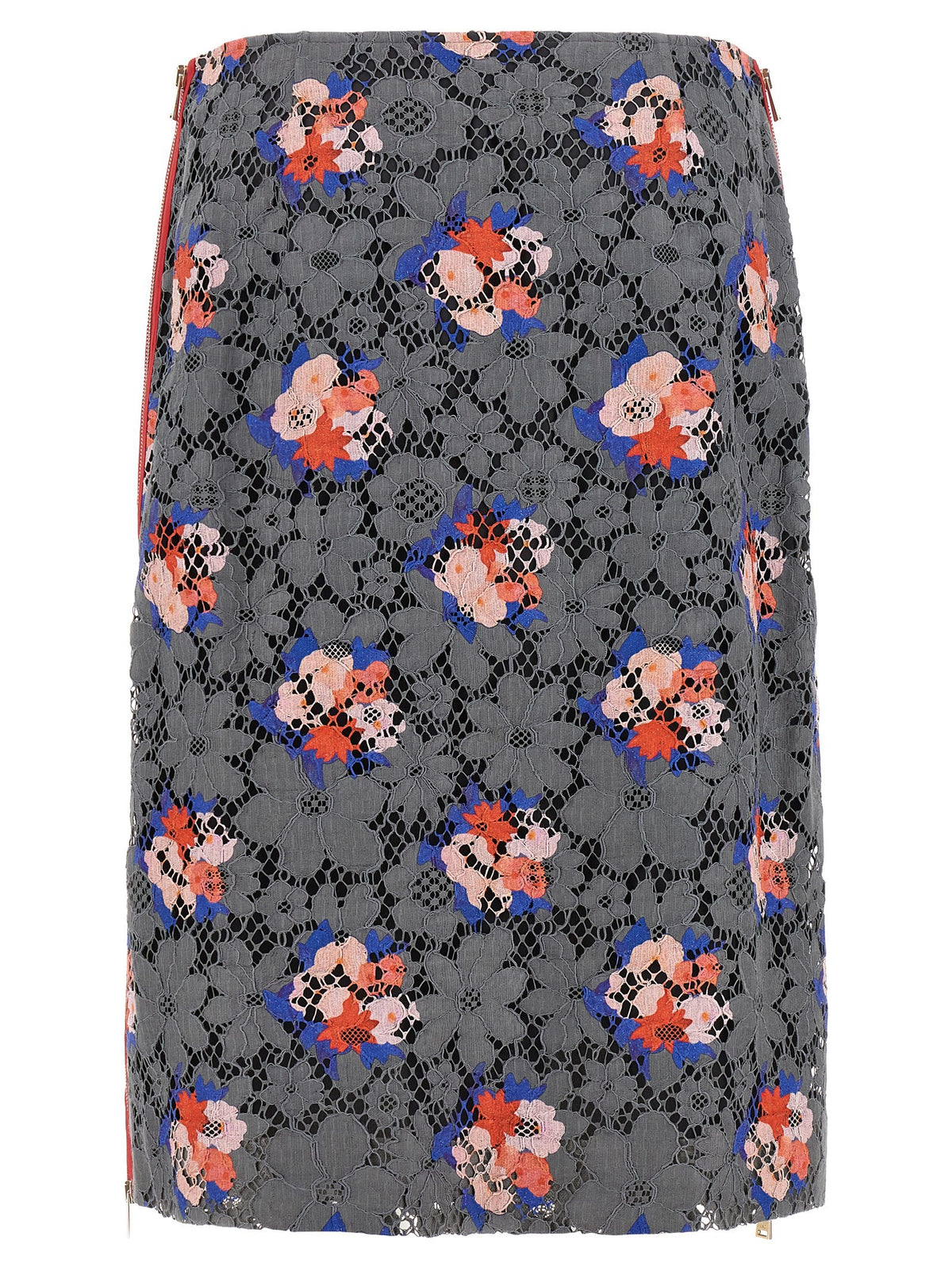 Fendi Fendi Bouquet Lace Skirt Grey