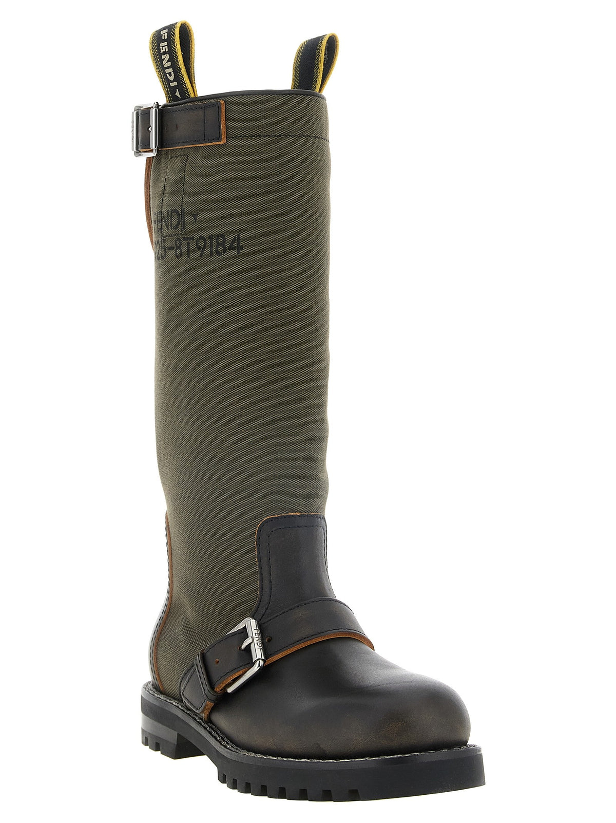Fendi Fendi Commando Boots Green, view 2