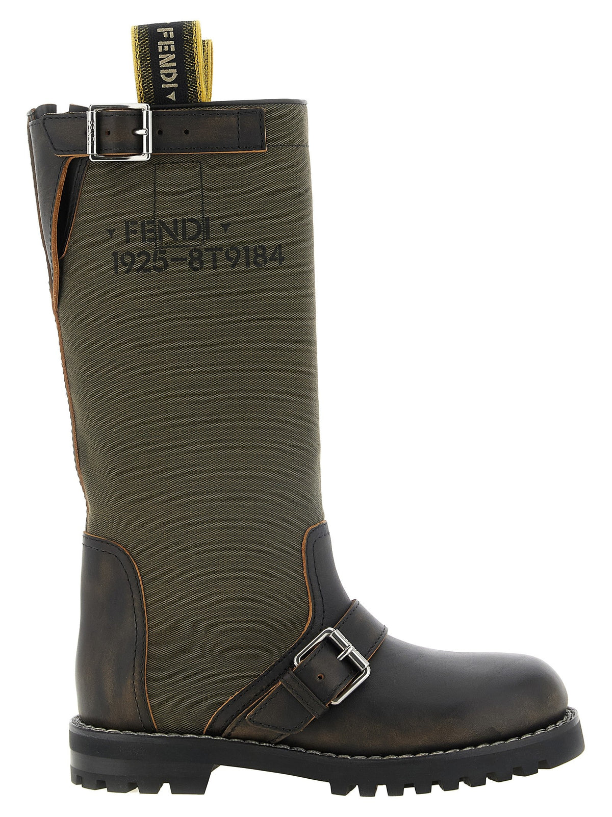 Fendi Fendi Commando Boots Green