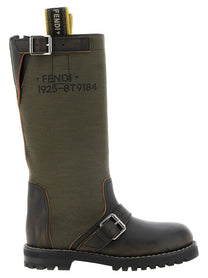 Fendi Fendi Commando Boots Green