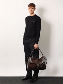 Fendi Men's Fendi Flux Maxi Messanger Handbag Brown