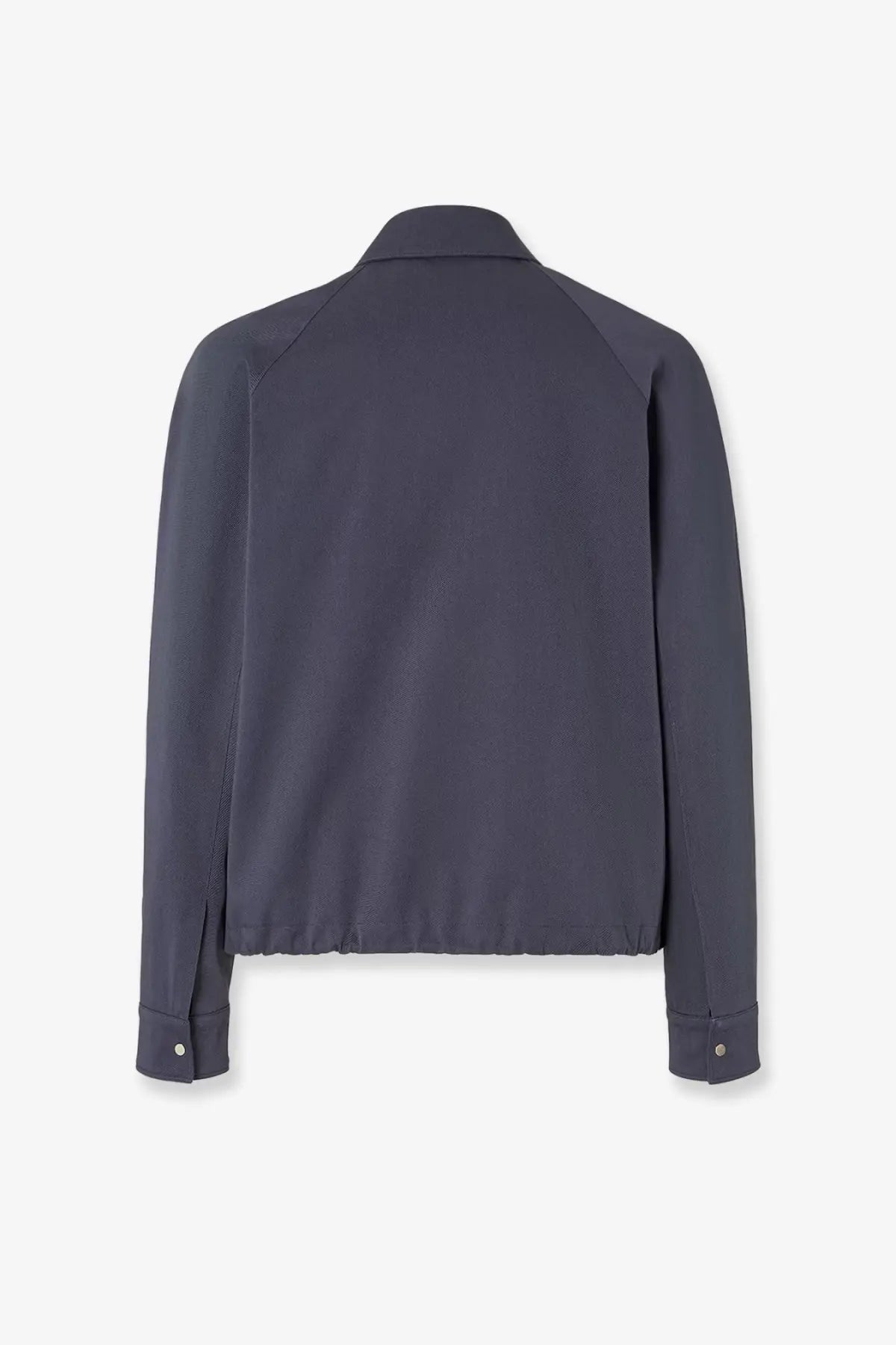 Fendi men’s dark gray cotton jacket with a subtle textured finish and clean lines long sleeves