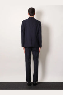 Fendi men’s formal grey wool and cotton blazer with tailored fit and subtle texture