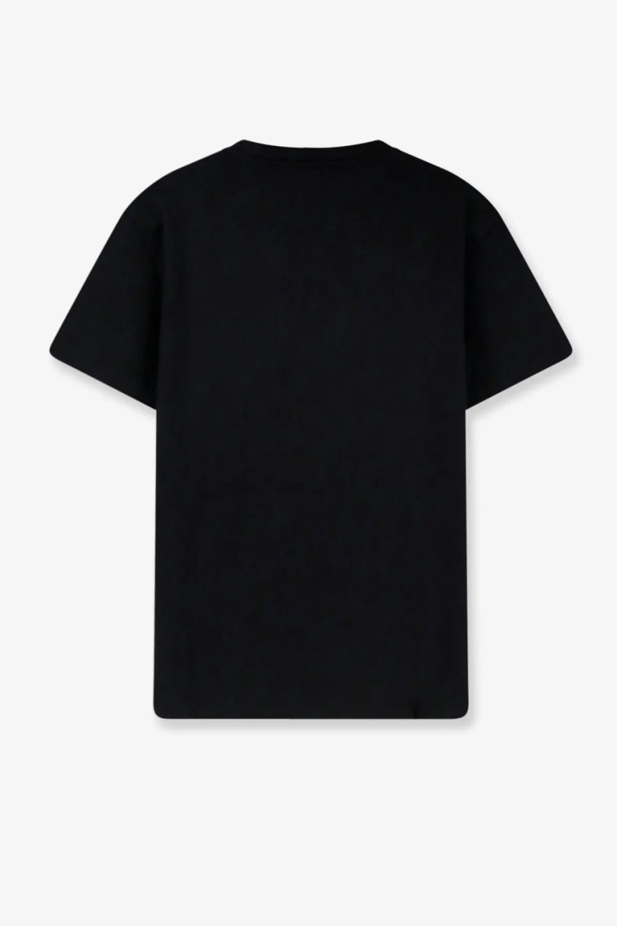 Fendi men’s slim fit black short-sleeved cotton t-shirt with a simple crew neck design