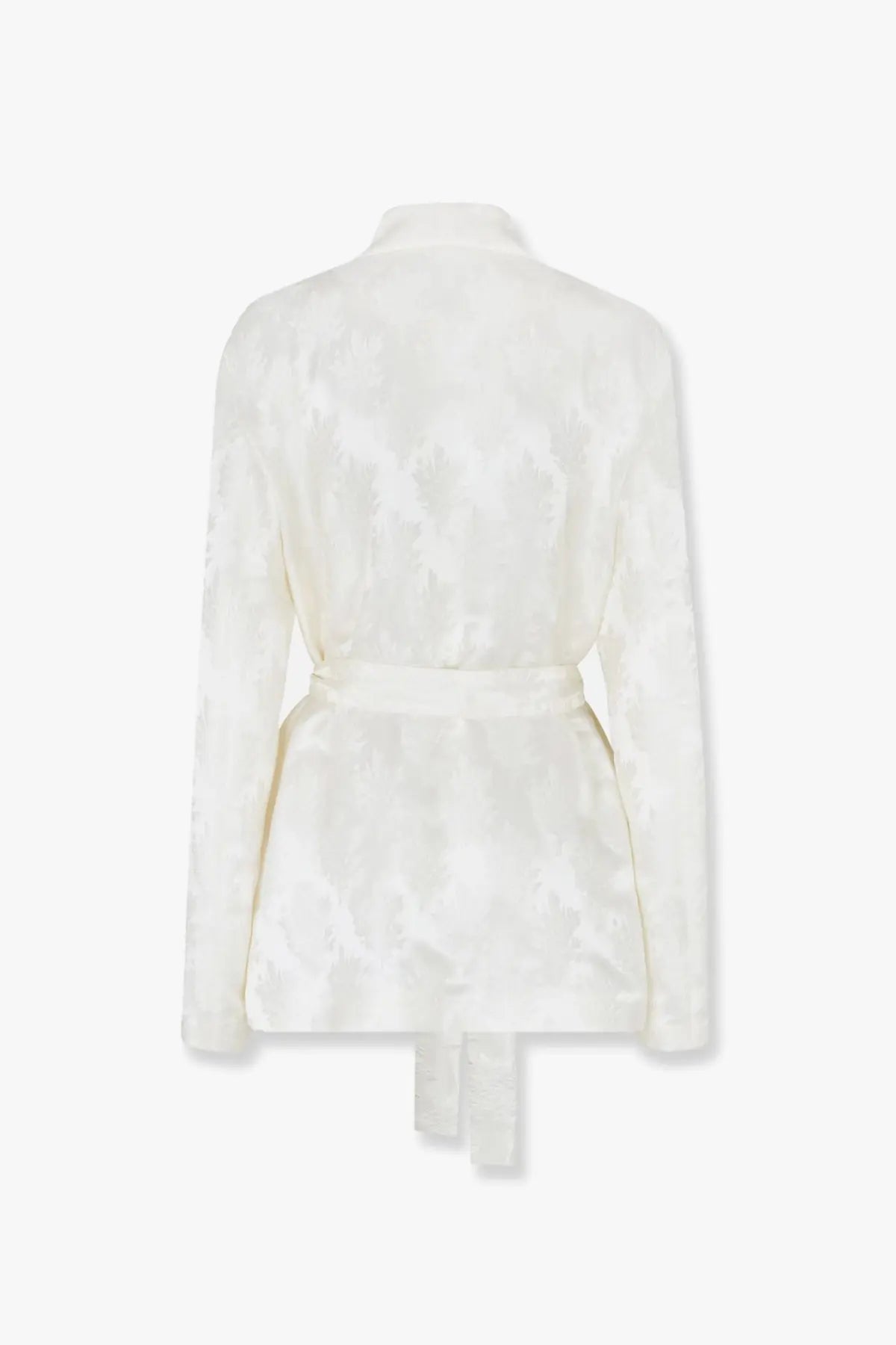 Fendi Women's Jacquard Silk Blazer White