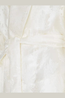 Fendi Women's Jacquard Silk Blazer White